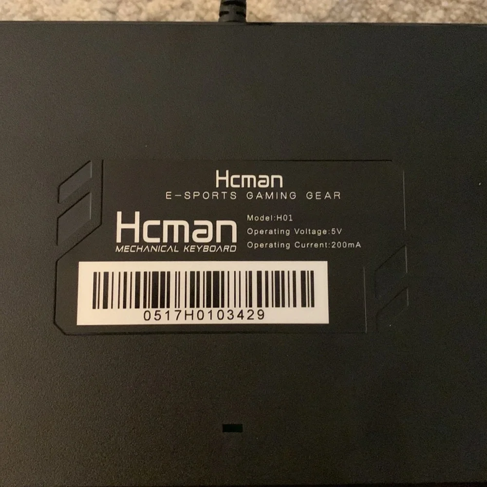 Hcman Gaming Keyboard
